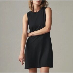 American Giant Muscle Tee Dress In Black Size Medium Casual Essential Effortless